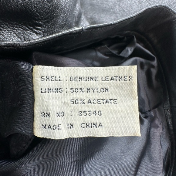 Vintage Genuine Leather Lined Pants - Picture 4 of 7